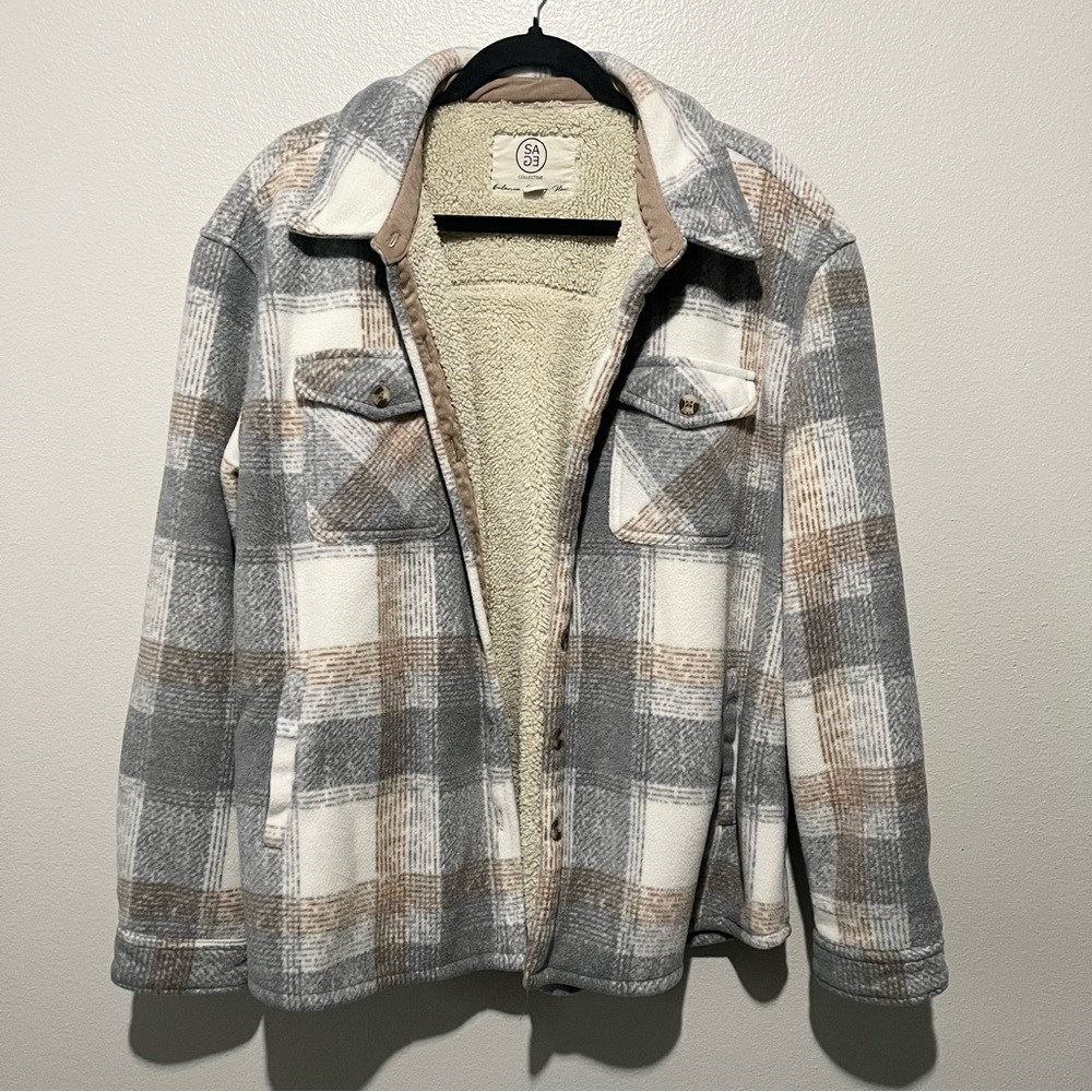 SAGE Collective Sherpa-Lined Jacket Size XL